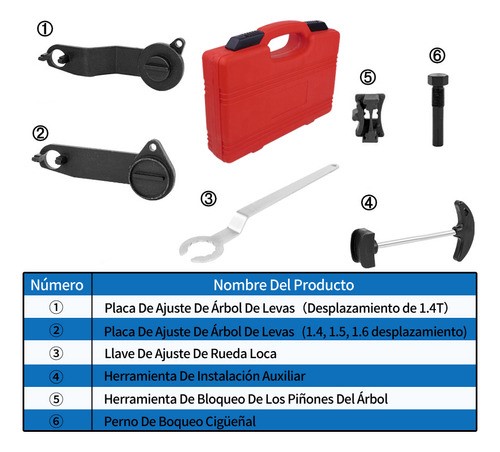 Herramienta Para Sincronizar Para Motores de Vw Audi 1.0, 1.2 Y 1.4 BOWOSHEN.