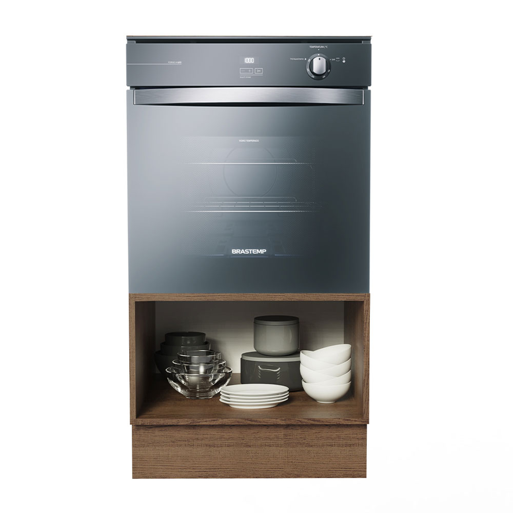 Mueble Para Horno Y Microondas Madesa Lux Sin Encimera MN.