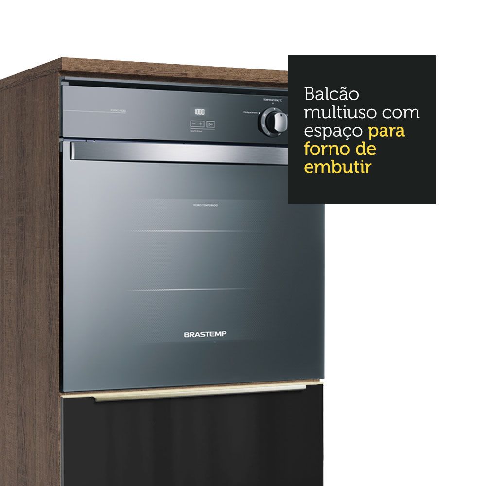 Mueble Para Horno Y Microondas Madesa Lux Sin Encimera MN.