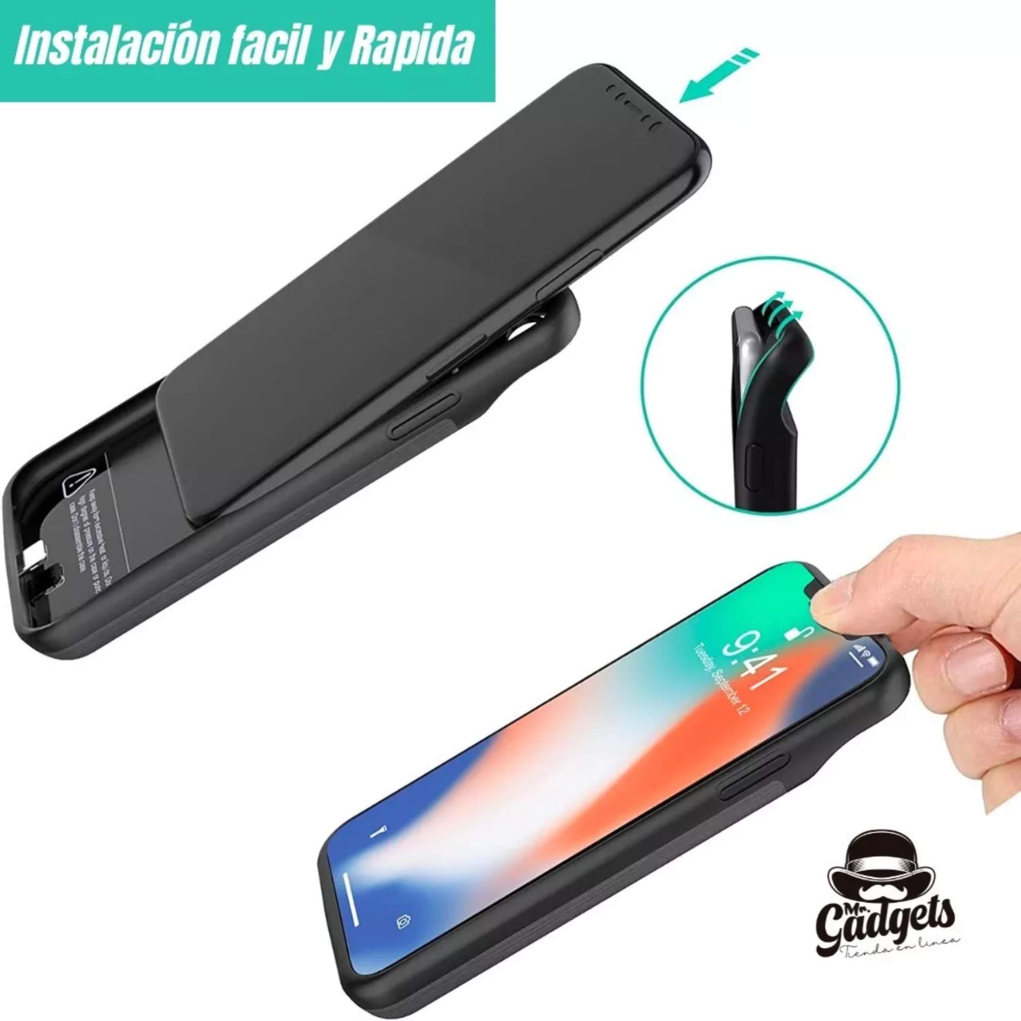 Funda Cargador Powerbank Para iPhone 6/7/8/SE 2022 6000mah