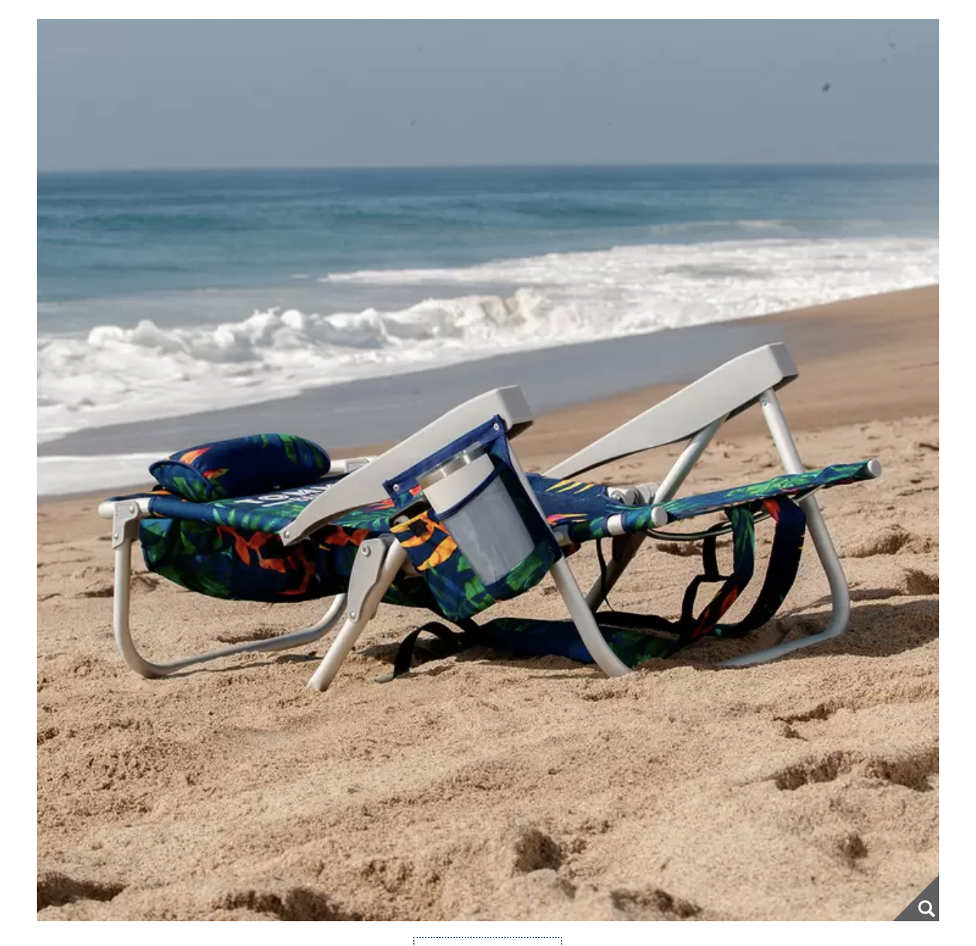 Silla Plegable Tipo Mochila Playa Camping Tommy Bahama.