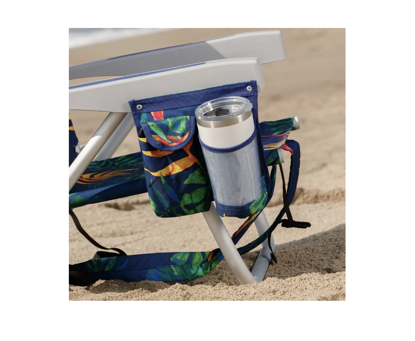 Silla Plegable Tipo Mochila Playa Camping Tommy Bahama.