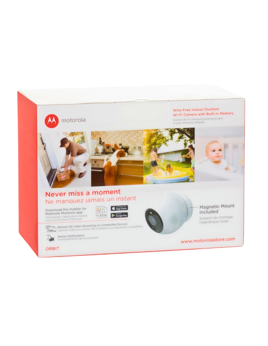 CÁMARA MOTOROLA IP ORBIT PARA INTERIORES Y EXTERIORES BLANCO.