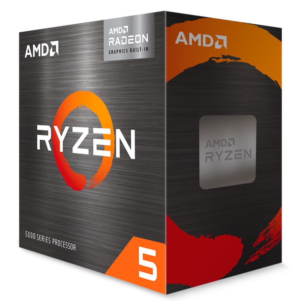 Procesador AMD Ryzen 5 5600G, AM4, 6 Núcleos, hasta 4.4 GHz, incluye Gráficos, incluye Disipador.