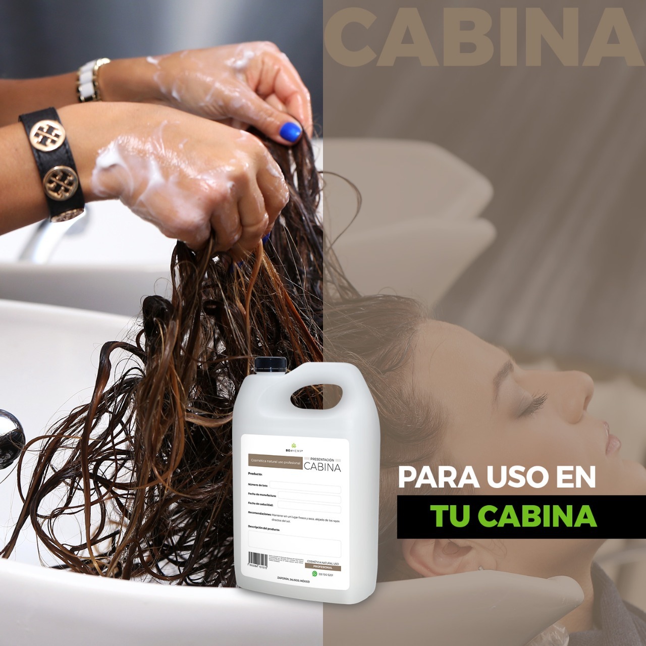 Shampoo Biodegradable Begamota-Vitamina E 1 galón