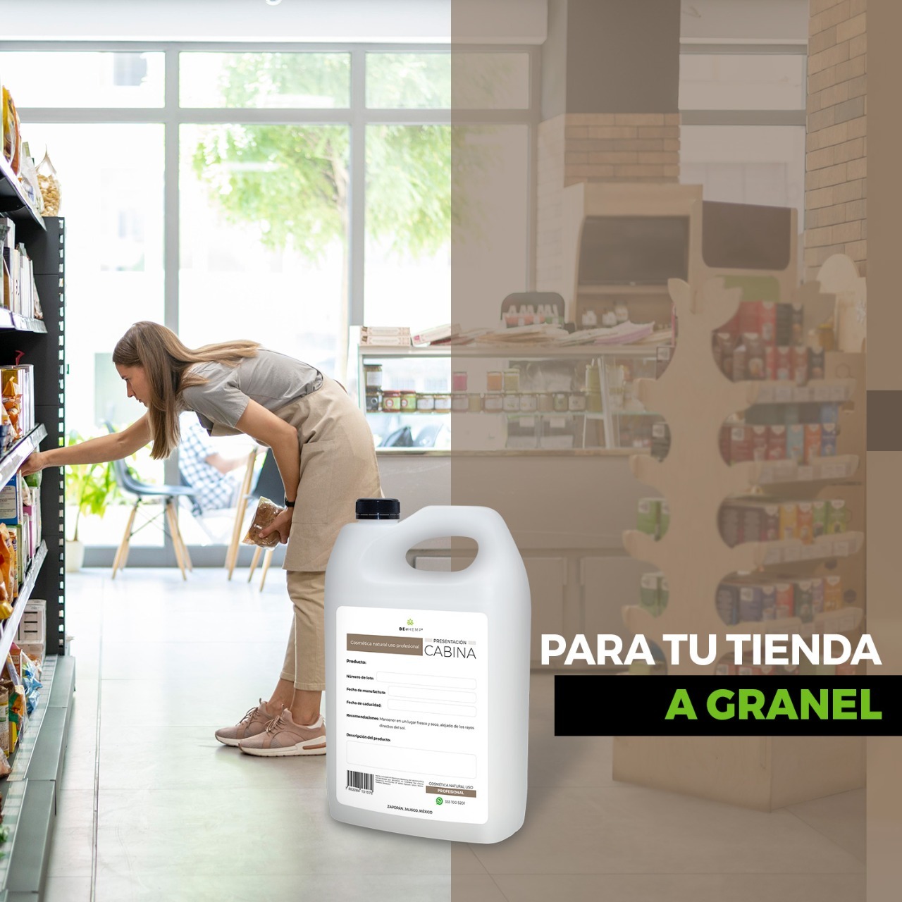 Shampoo Biodegradable Begamota-Vitamina E 1 galón