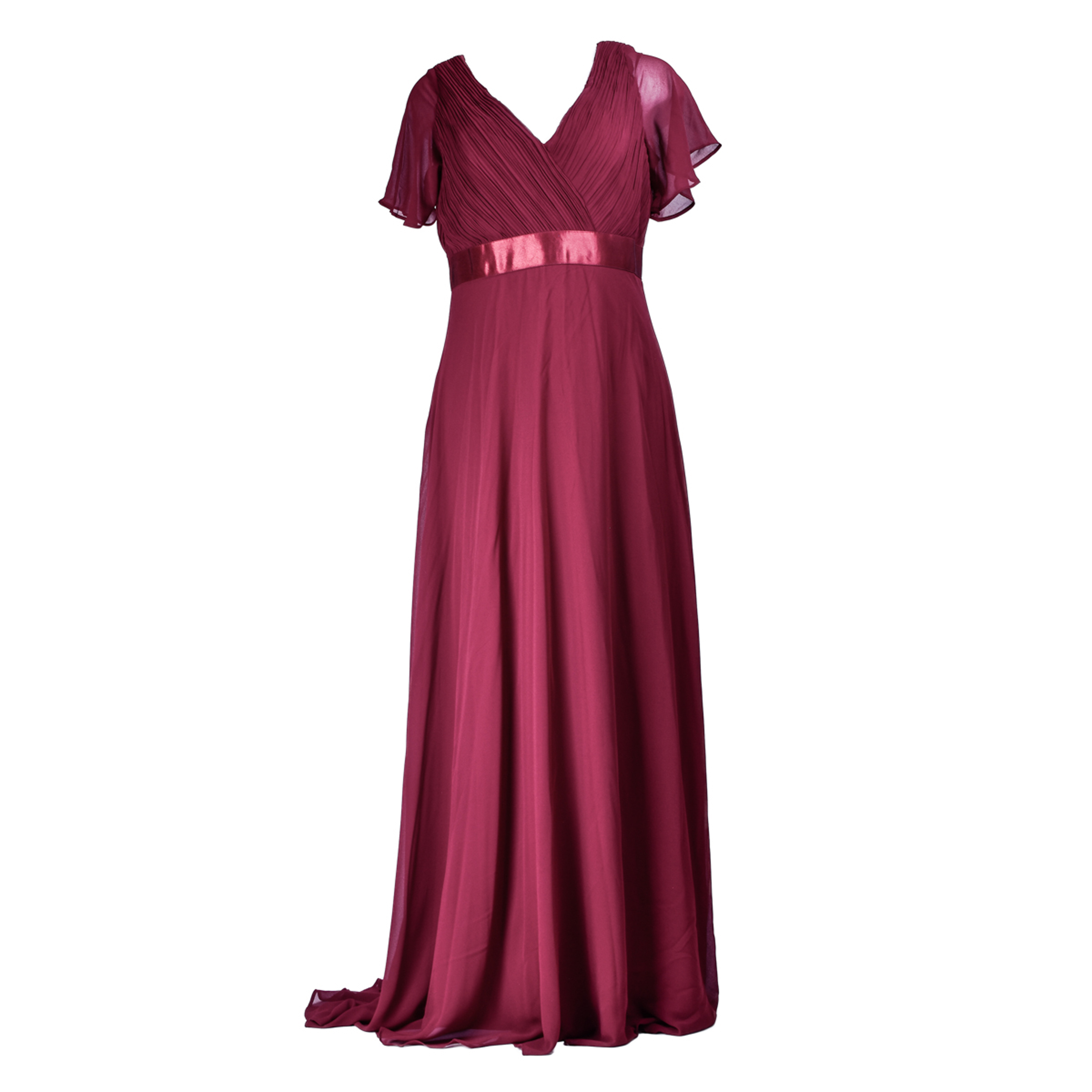 Maxi Vestido Dama Mujer Elegante Fiesta Drapleado Talla Extra