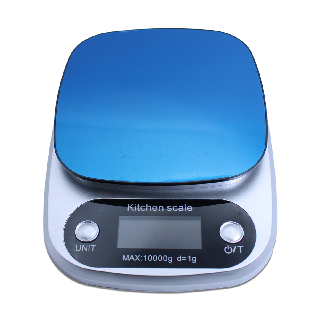 Bascula Digital de Alimentos Capacidad 10 kilos de Acero.