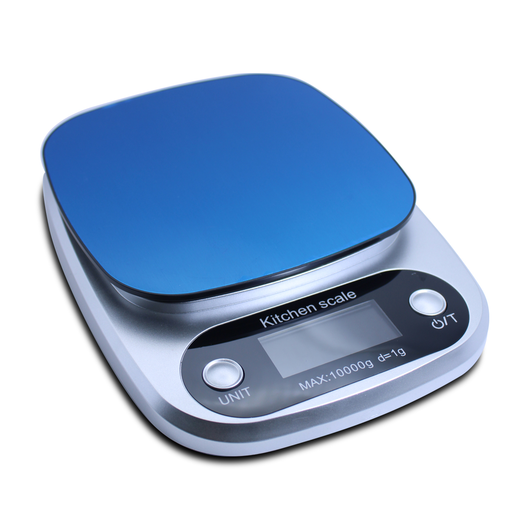 Bascula Digital de Alimentos Capacidad 10 kilos de Acero.