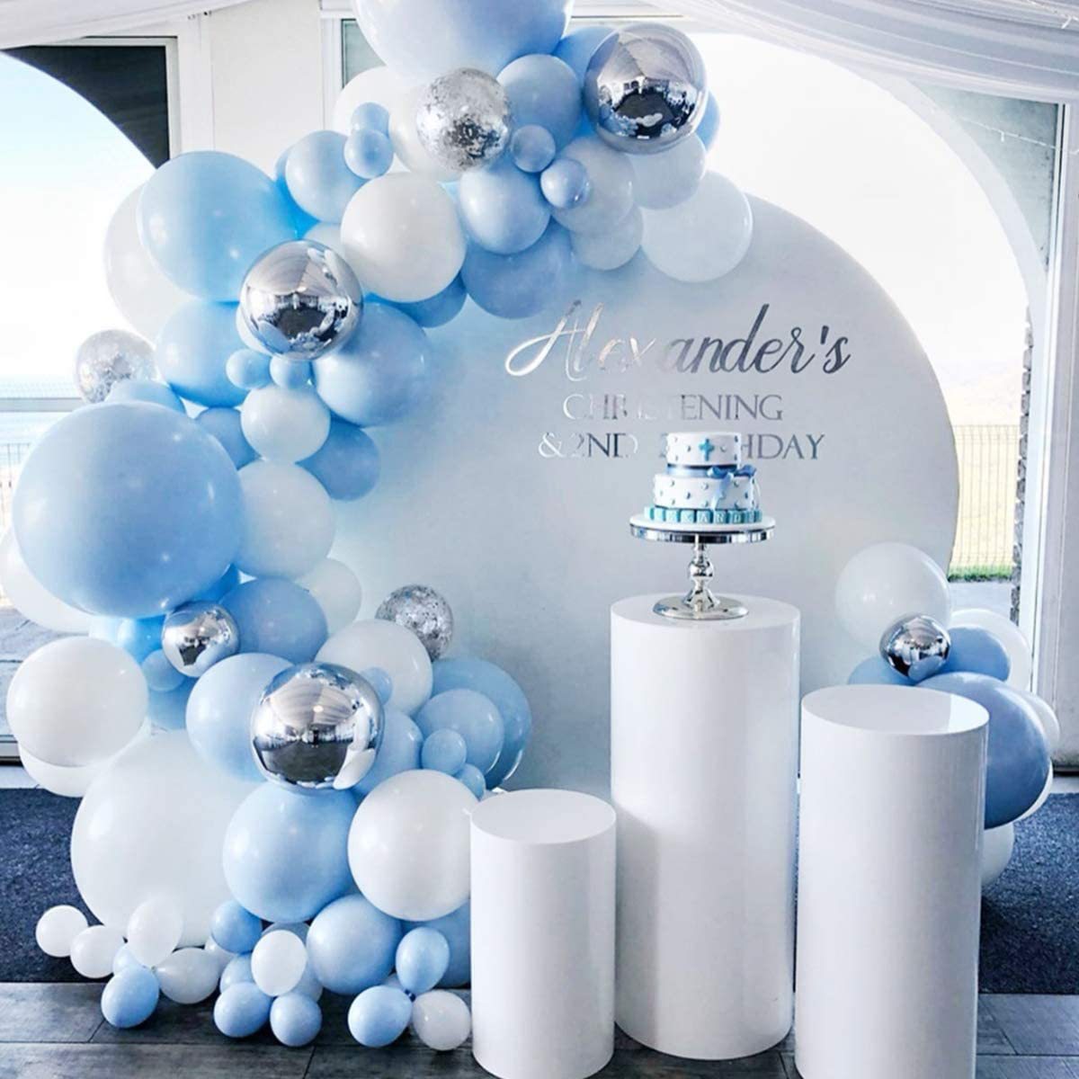 Kit Decoración Fiesta Cumpleaños Globos Bautizo Baby Shower