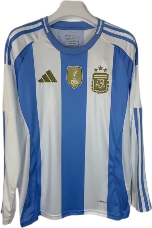 Nuevo! Jersey Argentina 2024/2025 Manga Larga Titular Local Talla XL.