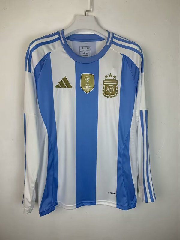 Nuevo! Jersey Argentina 2024/2025 Manga Larga Titular Local Talla XL.