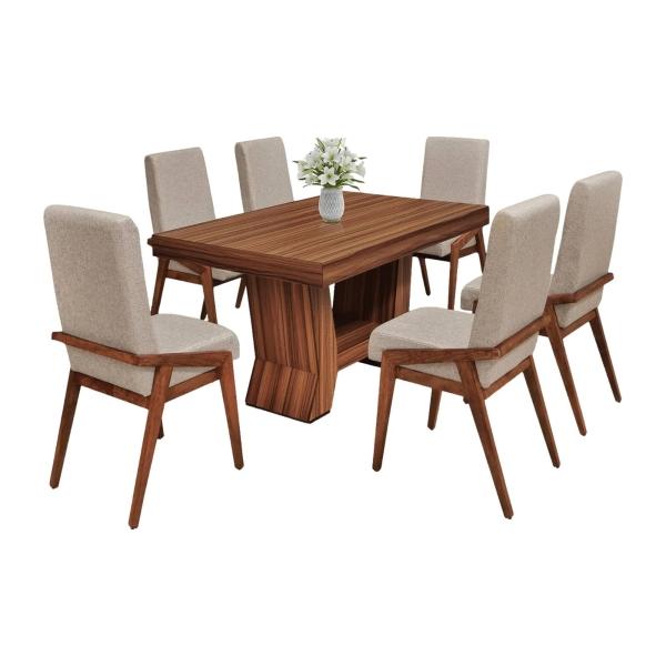 Comedor 6 Sillas Renve Fresno - Kessa.