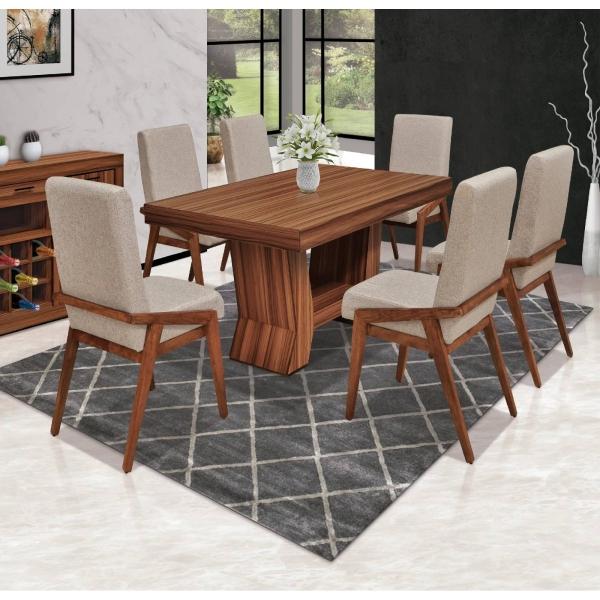 Comedor 6 Sillas Renve Fresno - Kessa.