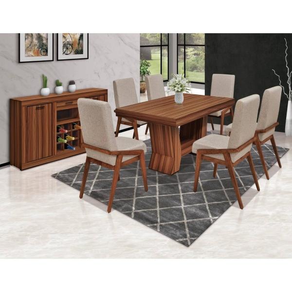 Comedor 6 Sillas Renve Fresno - Kessa.