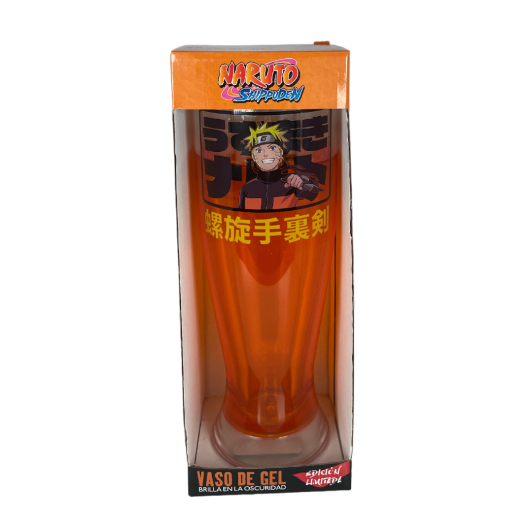 Vaso Mágico con liquido congelable Brilla en la Oscuridad - Anime Naruto Aldea de la Hoja.