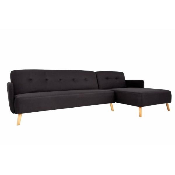Sofa Cama Ariel Negro - Kessa.