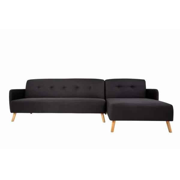 Sofa Cama Ariel Negro - Kessa.
