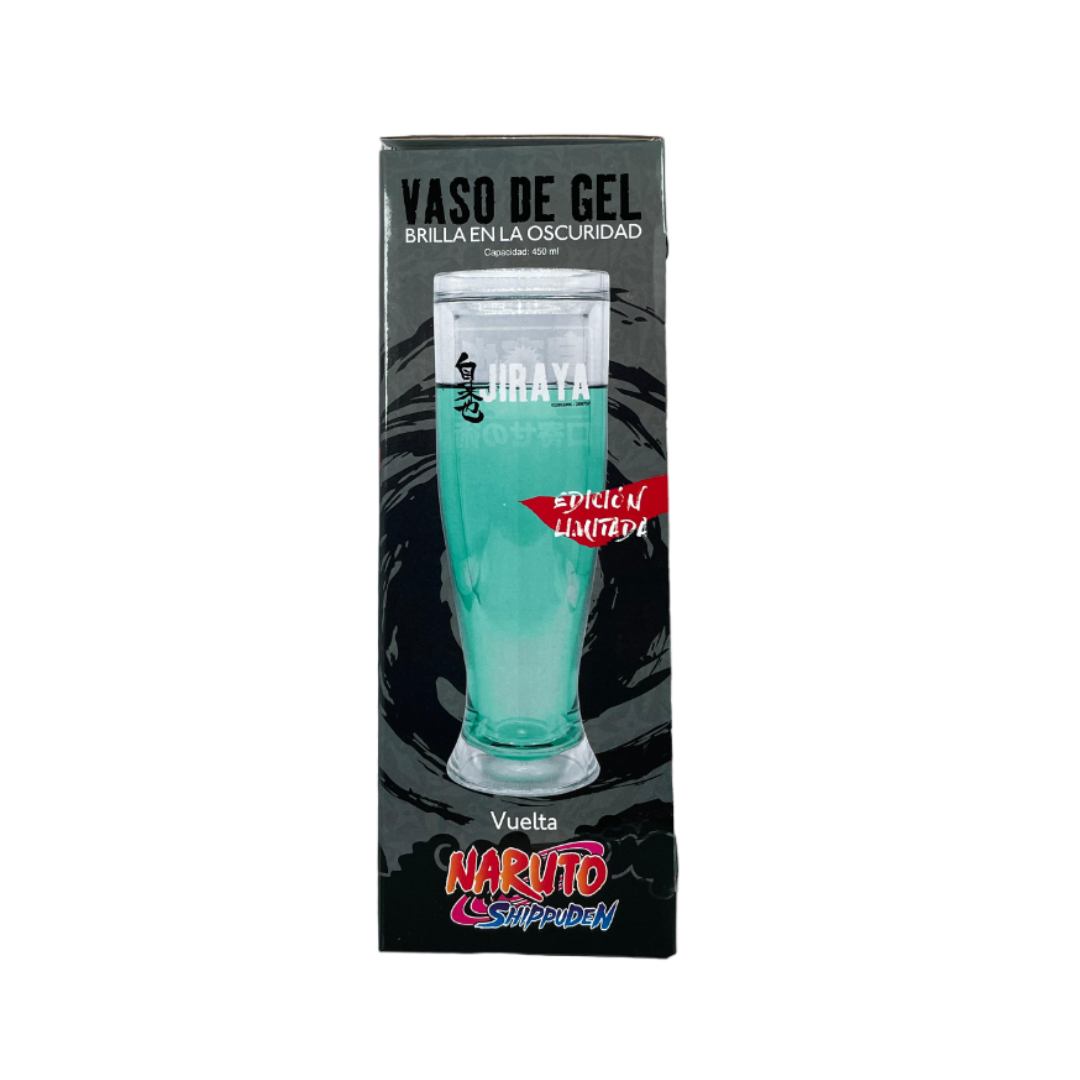 Vaso Mágico con liquido congelable Jiraiya Brilla en la Oscuridad - Anime Naruto Aldea de la Hoja.