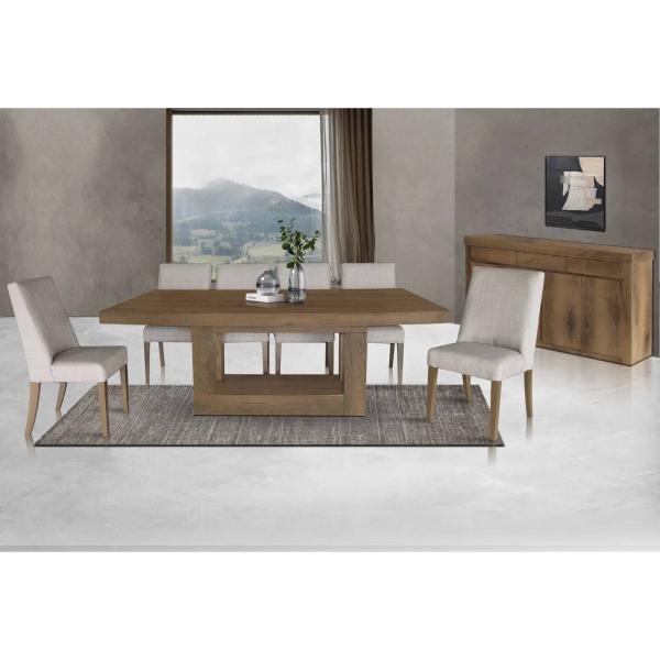 Comedor 6 Sillas Alaska Roble - Kessa.