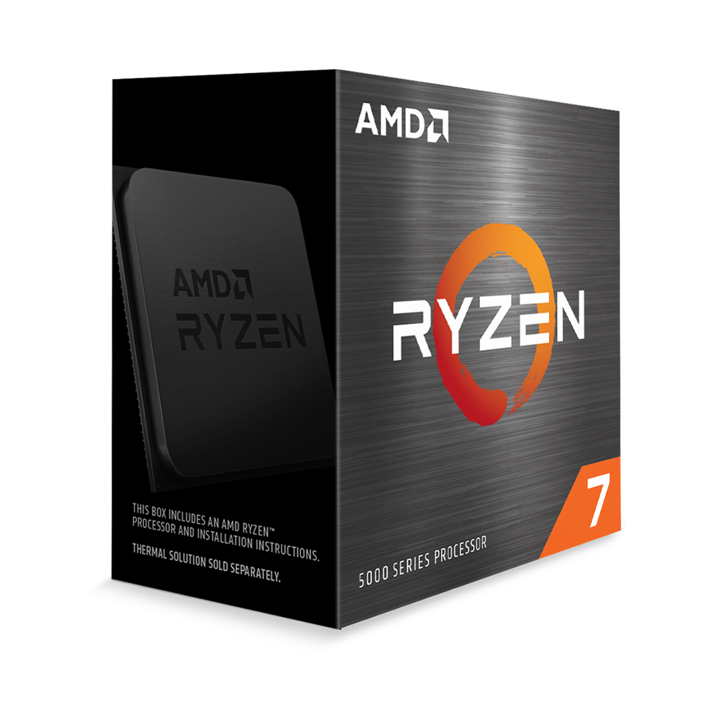 Procesador AMD Ryzen 7 5700, AM4, 8 Núcleos, hasta 4.6 GHz, sin Gráficos, incluye Disipador.