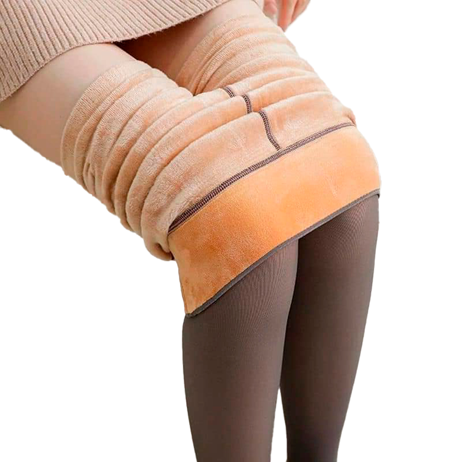 Medias Termicas Mujer, Afelpada, Unitalla, Mallas, Pantimedias, Leggings, Efecto Piel.