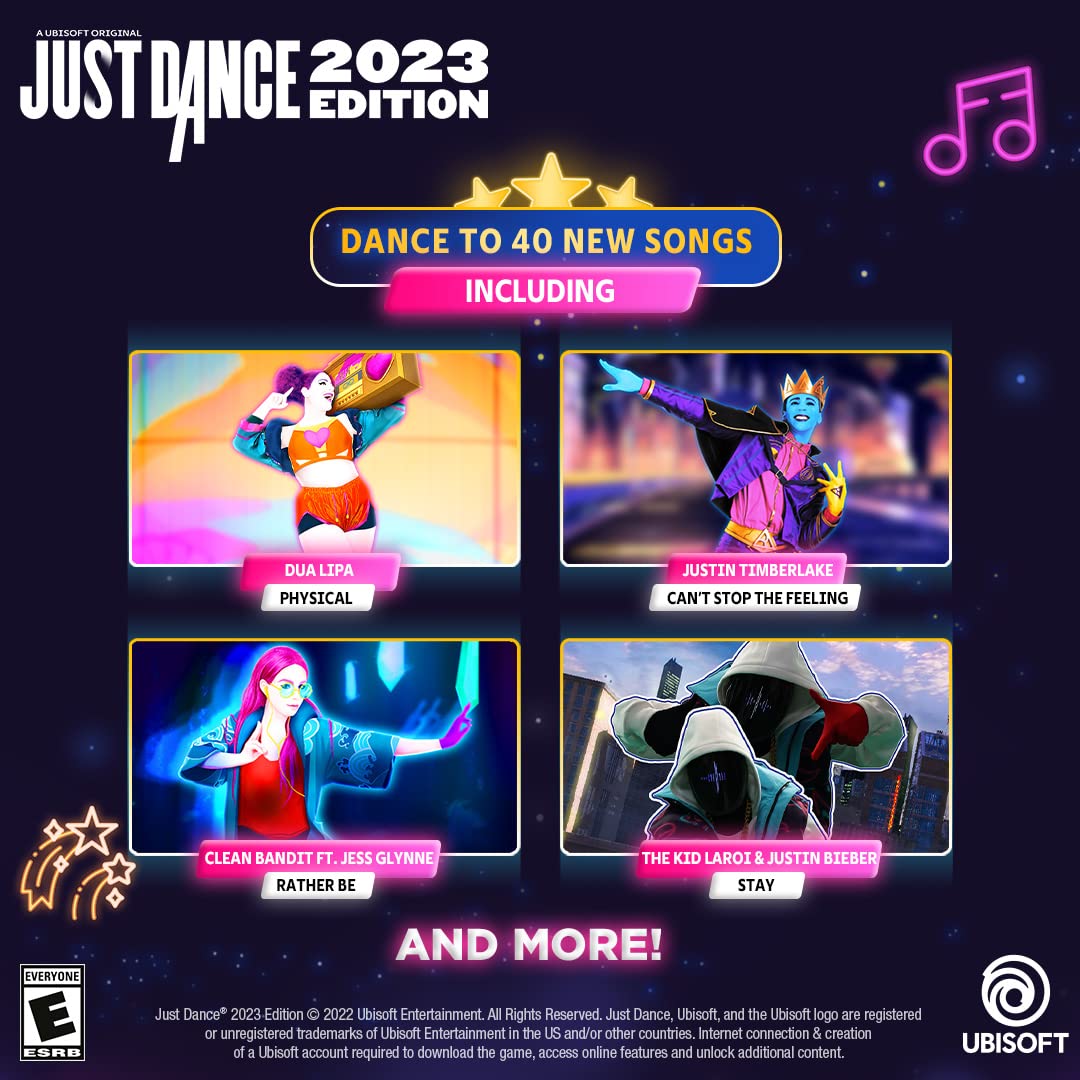  Just Dance 2023 Edition & PIN SET - Code in box.