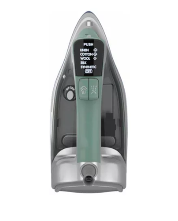 Plancha Hamilton Beach 19970 Suela Antiadherente Durathon Digital Cable Retractil Verde.