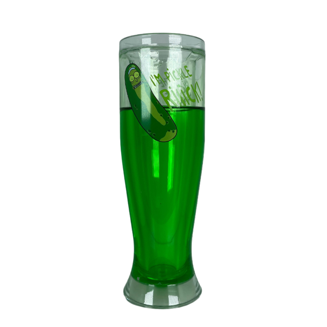 Vaso Mágico con liquido Pickles congelable Brilla en la Oscuridad - Rick and Morty.