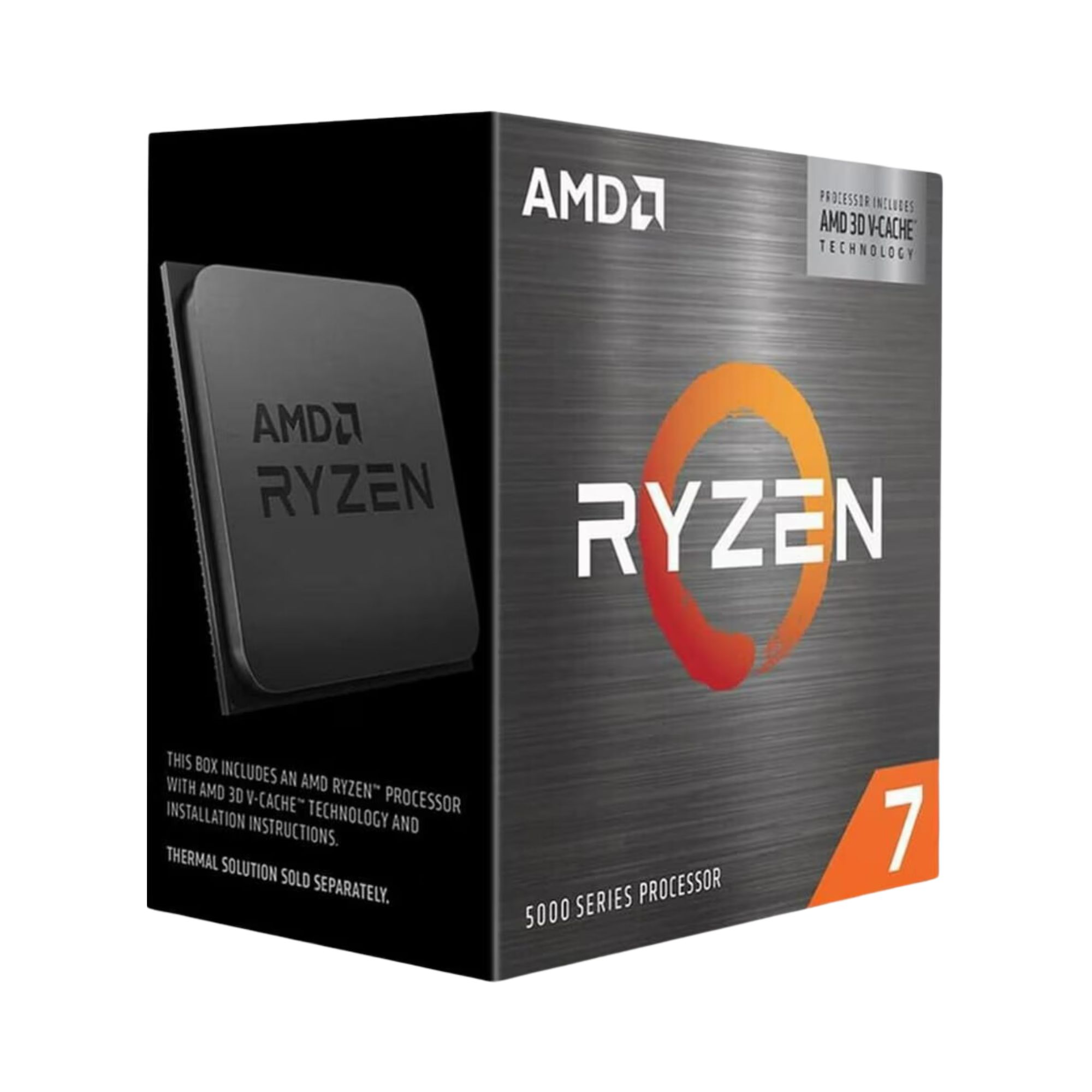 Procesador AMD Ryzen 7 5700X3D, AM4, 8 Núcleos, hasta 4.1 GHz, sin Gráficos, sin Disipador.