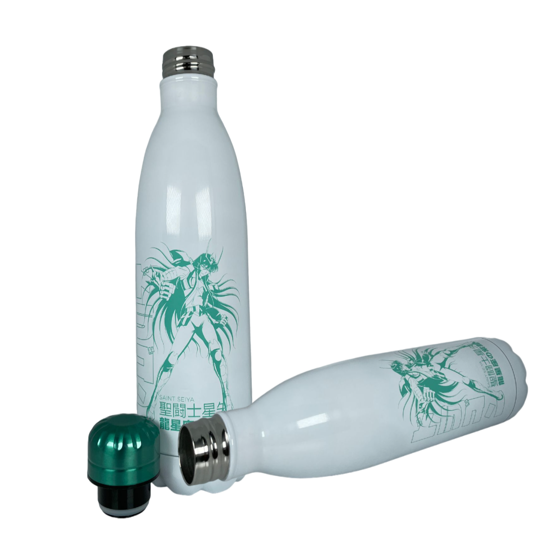 Botella Metálica Caballeros del Zodíaco Shiryu de Dragón 750 ML.