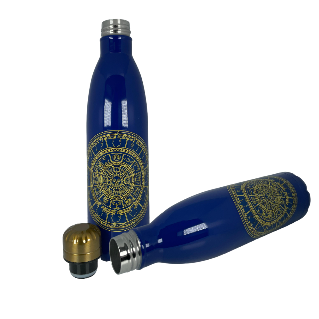 Botella Metálica Caballeros del Zodíaco 12 CASAS 750 ML.