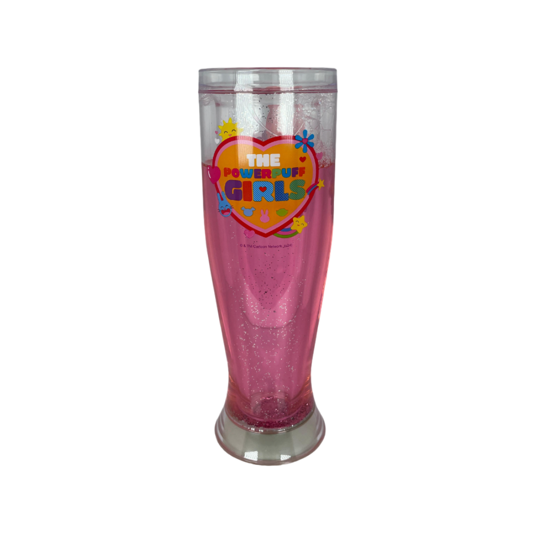 Vaso Mágico con liquido Bombón congelable Brilla en la Oscuridad - Las Chicas Súper Poderosas.