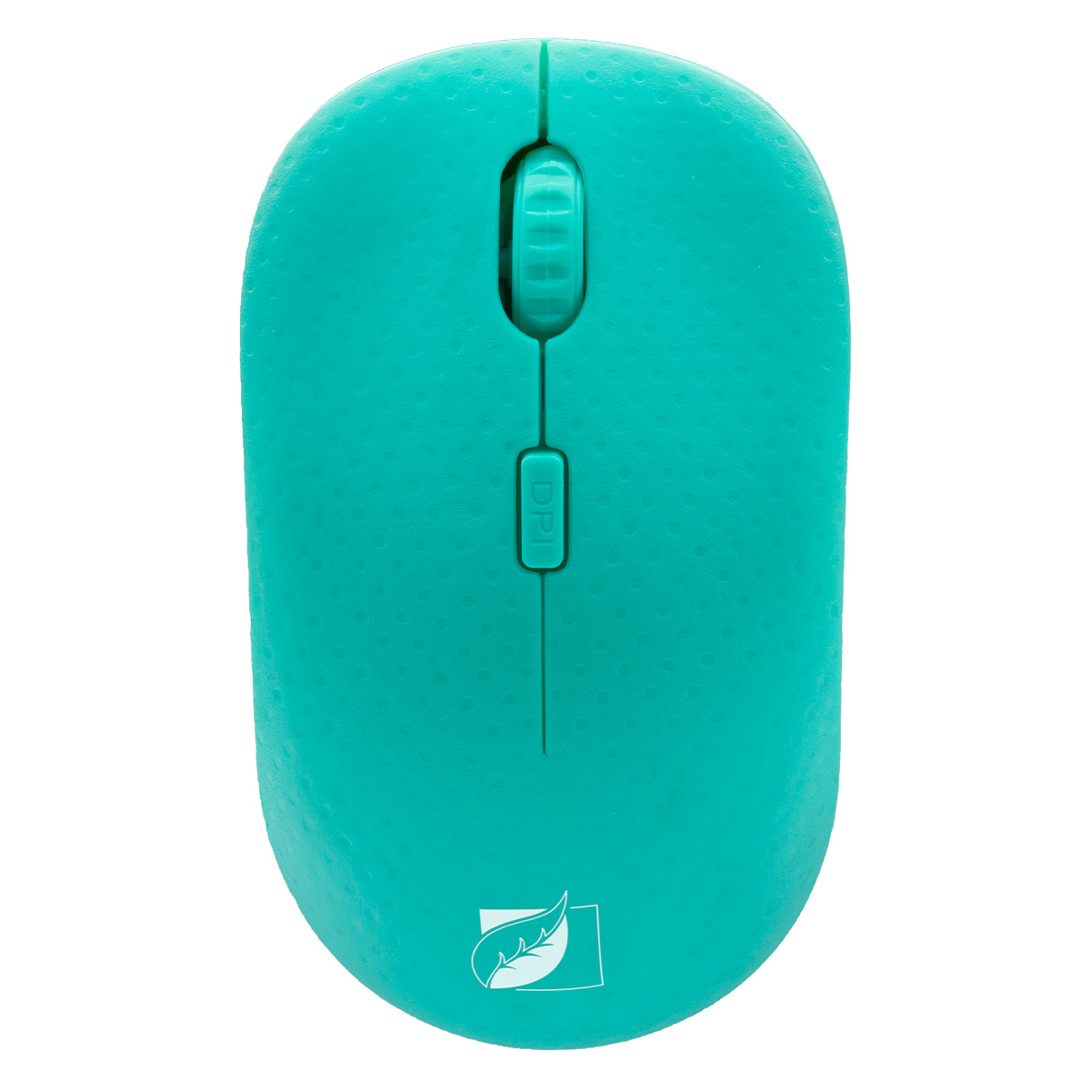 Mouse Inalámbrico Green Leaf Velocidad 1600 DPIs color azul 18-8855BL