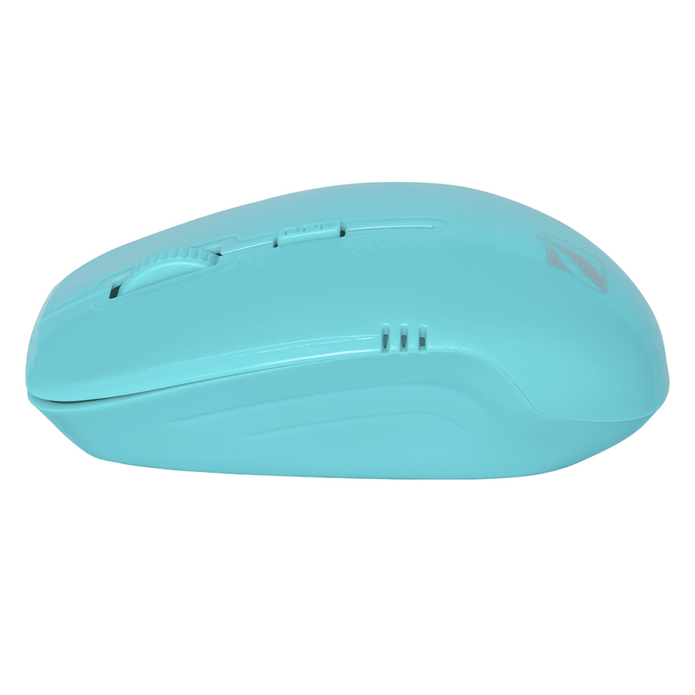 Mouse Óptico Inalámbrico Green Leaf 1600 DPIs color azul 18-8856BL.