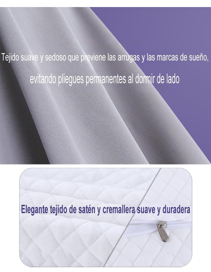 Almohada cervical ortopedica espuma ergonómica dolor cuello .