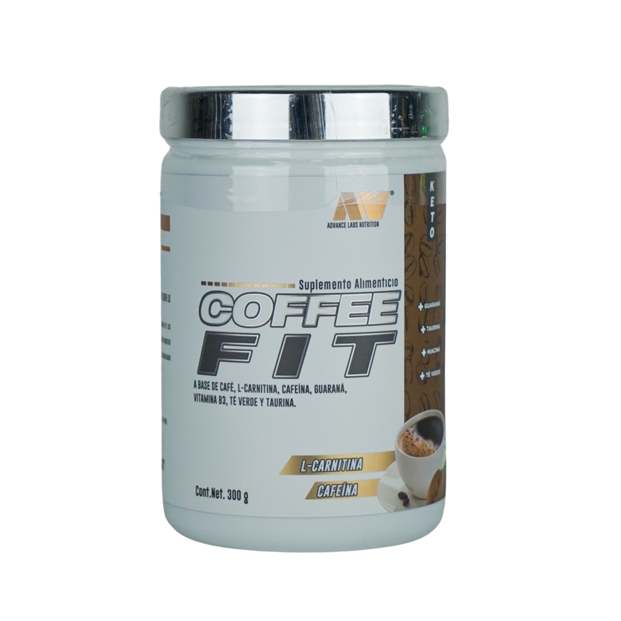 Coffee Fit de Advance Nutrition – Potente Mezcla de Café, Guaraná y Vitaminas, 300g