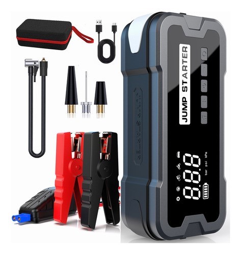 Arrancador De Batería De Auto 4000a Inflador Rápido 150psi.