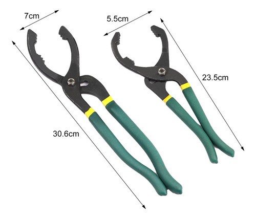 Llave Para Extraer Filtro De Aceite Tipo Pinza 2 pcs.