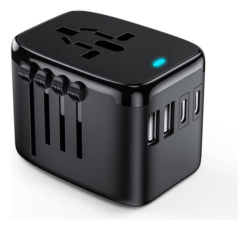 Adaptador Usb Universal Europa Ee. Uu. Reino Unido Australia .