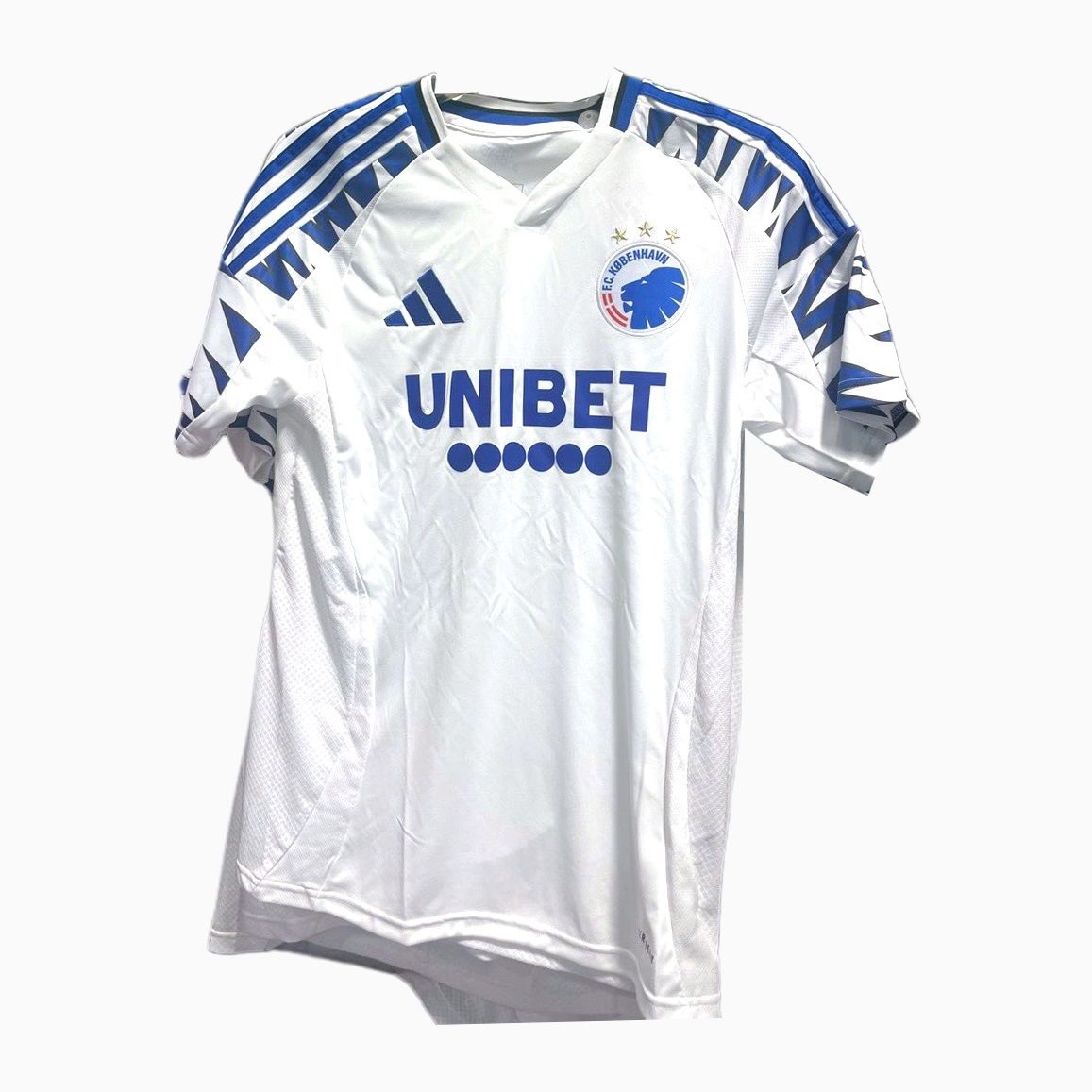 Nuevo! Jersey Copenhague Dinamarca 2024/2025 Titular Local Blanco Talla XL.