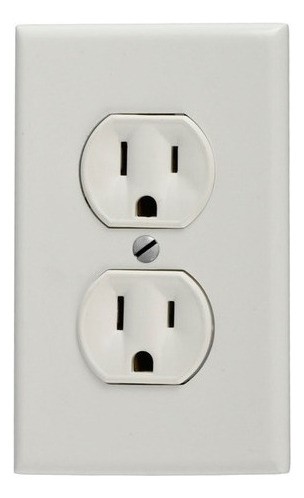 20 Contactos Dúplex Con-x Con Tapa 125 V~ 15 A Mayoreo Color Blanco .