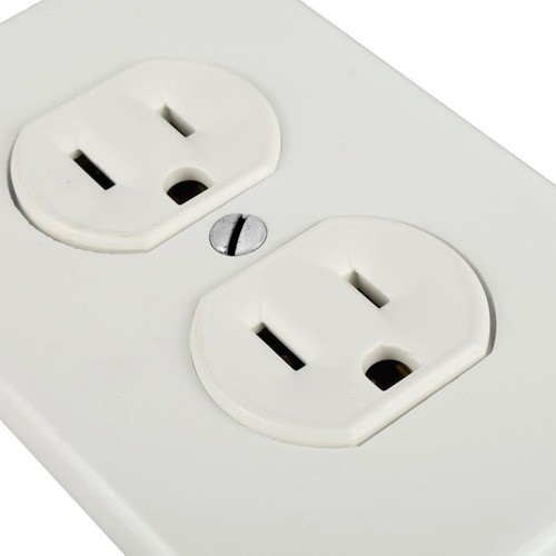 20 Contactos Dúplex Con-x Con Tapa 125 V~ 15 A Mayoreo Color Blanco .