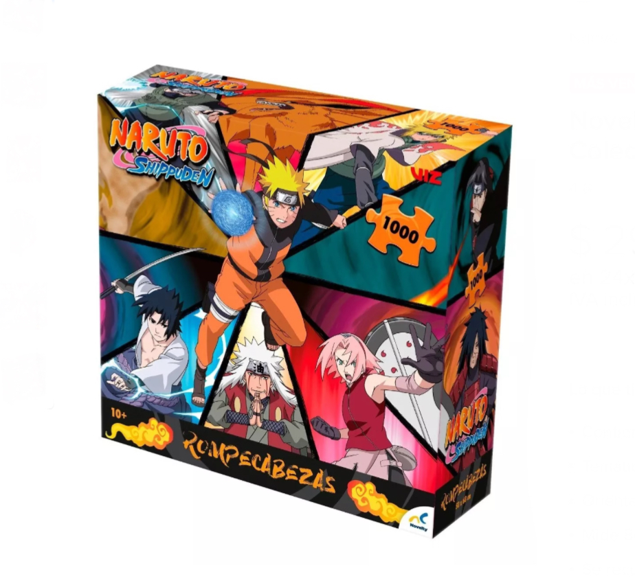 Rompecabezas Coleccionable Naruto 1000 Piezas.