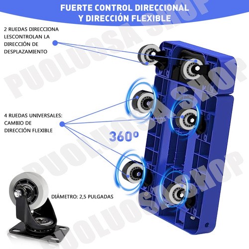 Diablo De Carga Plegable Carrito Plataforma Extensible 200kg.