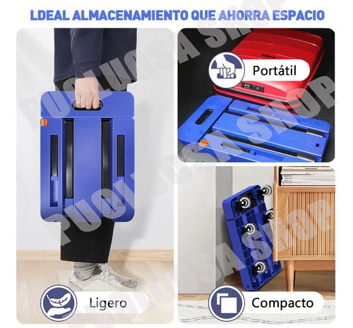 Diablo De Carga Plegable Carrito Plataforma Extensible 200kg.