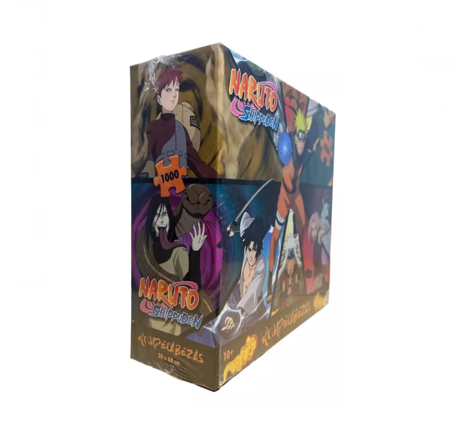 Rompecabezas Coleccionable Naruto 1000 Piezas.