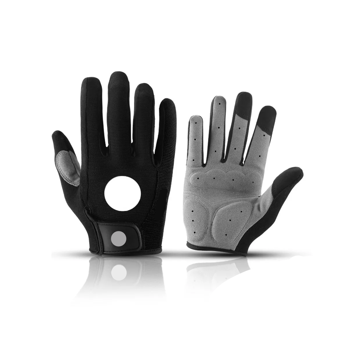 Guantes De Bicicleta Transpirables Con Pantalla De Choque G.