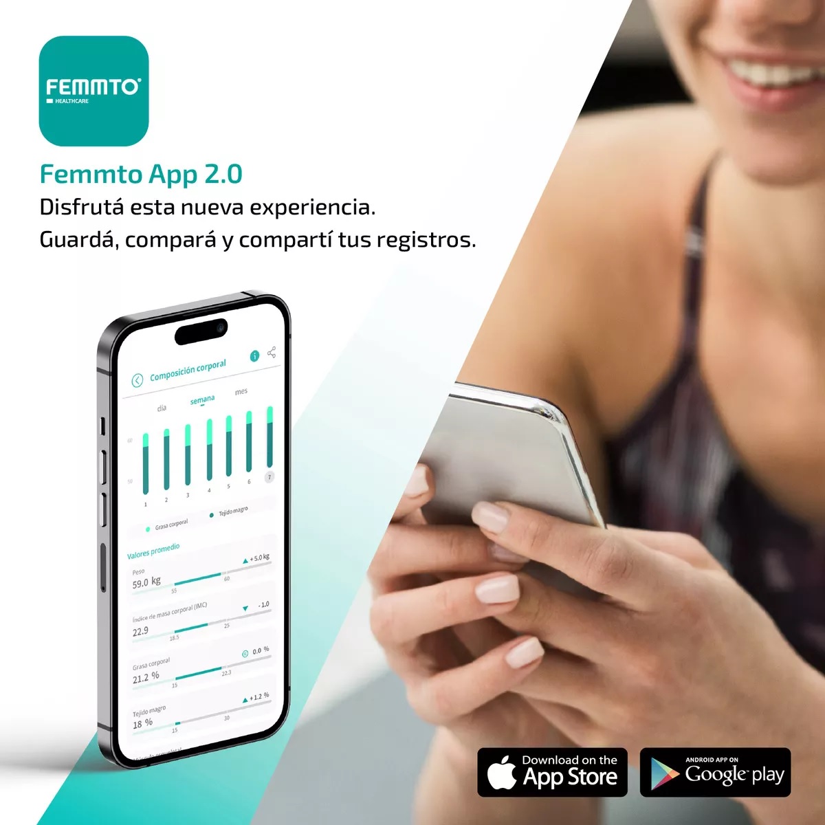 Bascula Digital Peso Personas 180 Kg Pesa Corporal Baño Sensor temperatura Personal Femmto.