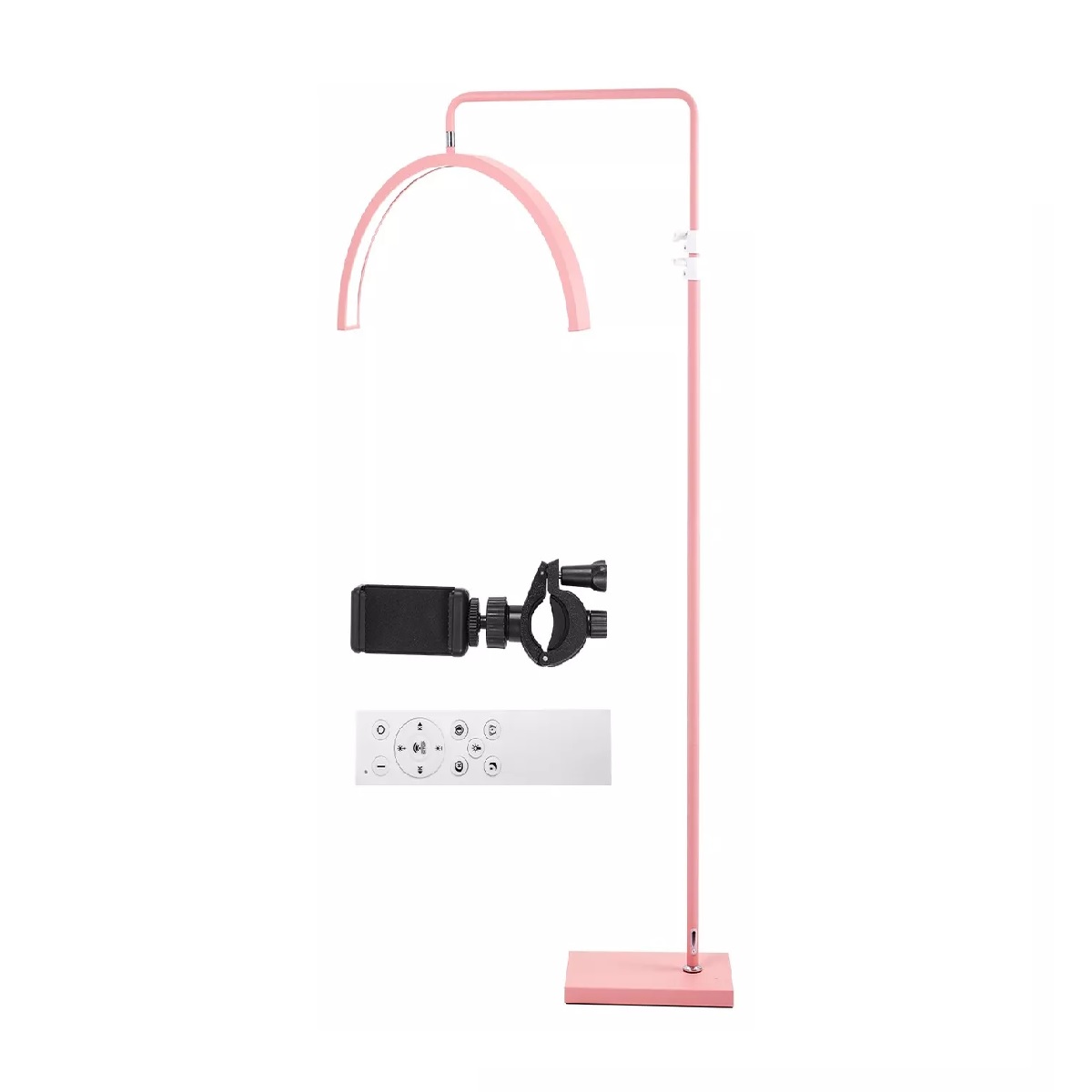 Lámpara Para Pestañas Spa Ajustable 1.35-1.8m 40w 3000-6000k Rosa.